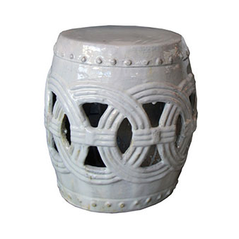 Rope Garden Stool | ML Style | Meg Lonergan Interiors