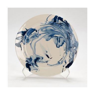 Hand-Marbled Plate | ML Style | Meg Lonergan Interiors