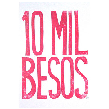 Letterpress Poster | ML Style | Meg Lonergan Interiors