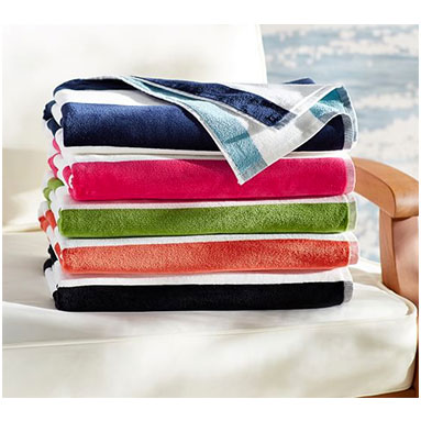 Reversible Awning Beach Towel | ML Style | Meg Lonergan Interiors