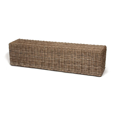 Long Rattan Bench | ML Style | Meg Lonergan Interiors
