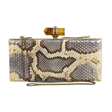 Python Box Clutch | ML Style | Meg Lonergan Interiors