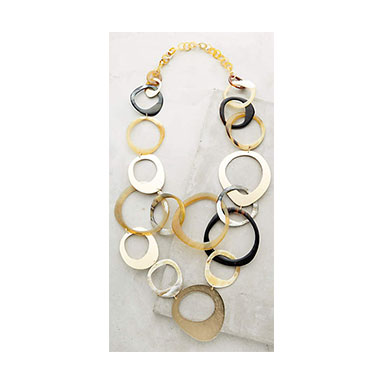 Horn Swirl Necklace | ML Style | Meg Lonergan Interiors