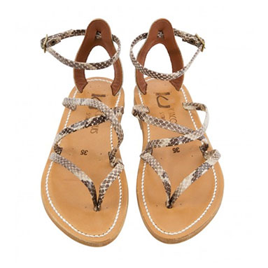 Snakeskin Leather Sandal | ML Style | Meg Lonergan Interiors
