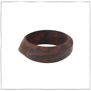 Wave Wood Bangle | ML Style | Meg Lonergan Interiors