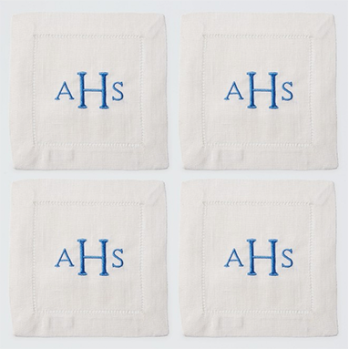 Custom Cocktail Napkin Set | ML Style | Meg Lonergan Interiors