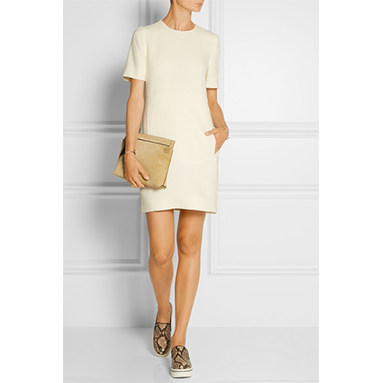 Wool-Crepe Mini Dress | ML Style | Meg Lonergan Interiors