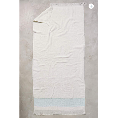 Linen-Edged Towel Collection | ML Style | Meg Lonergan Interiors
