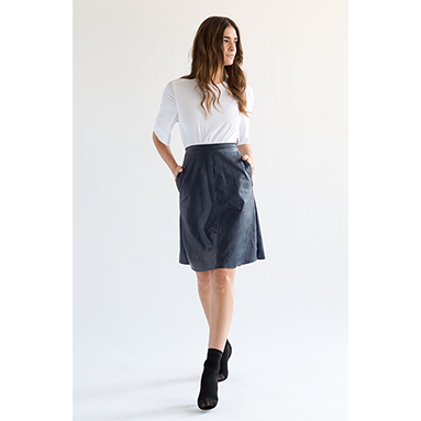 Cotton and Vegan Leather Dress | ML Style | Meg Lonergan Interiors