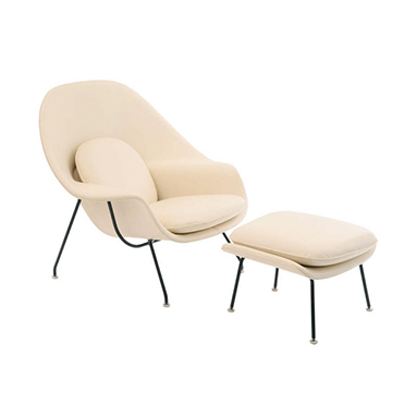 Womb Chair and Ottoman | ML Style | Meg Lonergan Interiors