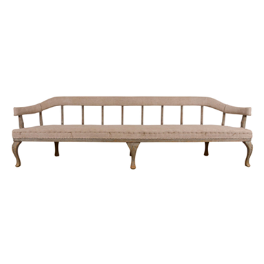 Swedish Rococo Bench | ML Style | Meg Lonergan Interiors