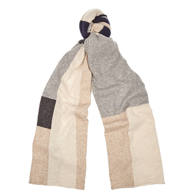 Color-block Cashmere Scarf | ML Style | Meg Lonergan Interiors