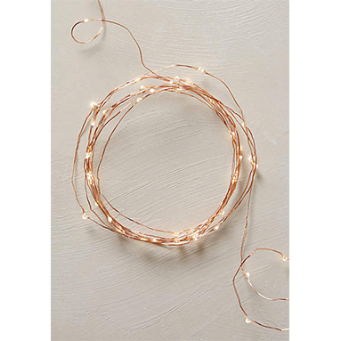 Copper String Lights | ML Style | Meg Lonergan Interiors