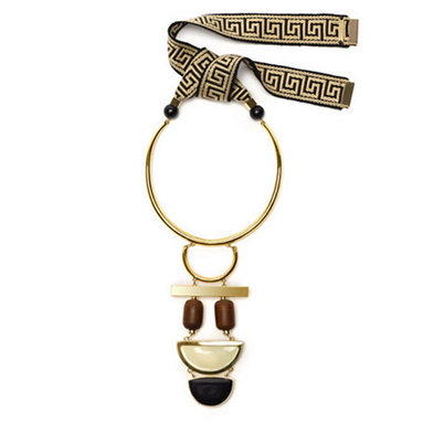 Aztec Column Necklace | ML Style | Meg Lonergan Interiors