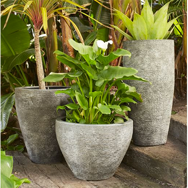 Textured Stone Planter | ML Style | Meg Lonergan Interiors