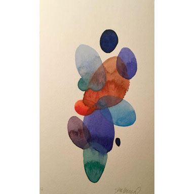 Abstract Watercolor Painting | ML Style | Meg Lonergan Interiors