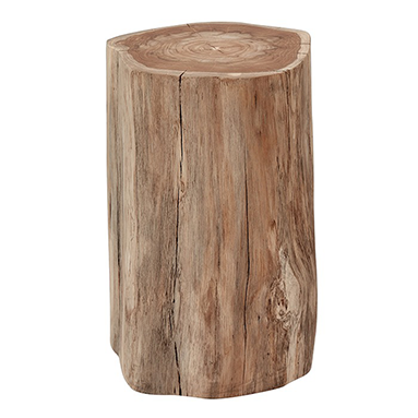 Raw Log Stool Side Table | ML Style | Meg Lonergan Interiors