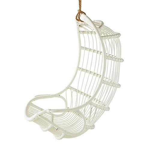 Hanging Rattan Swing | ML Style | Meg Lonergan Interiors