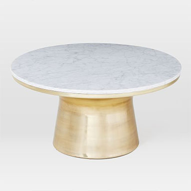 Marble Pedestal Table | ML Style | Meg Lonergan Interiors