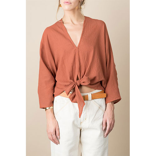 Hackwith Cropped Bow Top | ML Style | Meg Lonergan Interiors