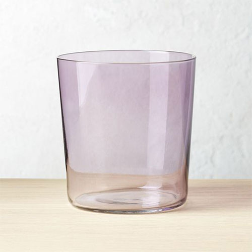 Marta Lilac Double-Old Fashioned Glass | ML Style | Meg Lonergan Interiors