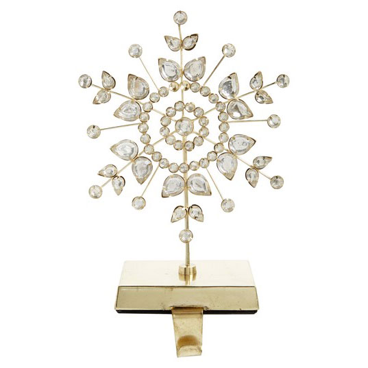 Arty Snowflake Stocking Holder | ML Style | Meg Lonergan Interiors