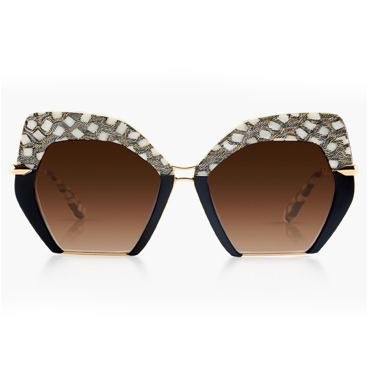 KREWE – Octavia Geometric Two-Tone Sunglasses | ML Style | Meg Lonergan Interiors