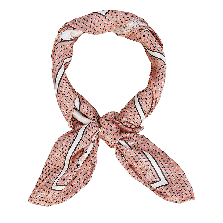 Anya – Pink Mini Floral Scarf | ML Style | Meg Lonergan Interiors