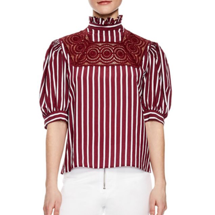 Sandro – Raphaelle Striped Top | ML Style | Meg Lonergan Interiors