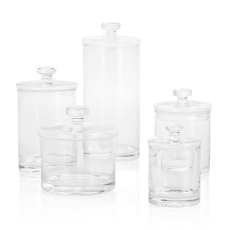 Crate & Barrel – Glass Canisters | ML Style | Meg Lonergan Interiors