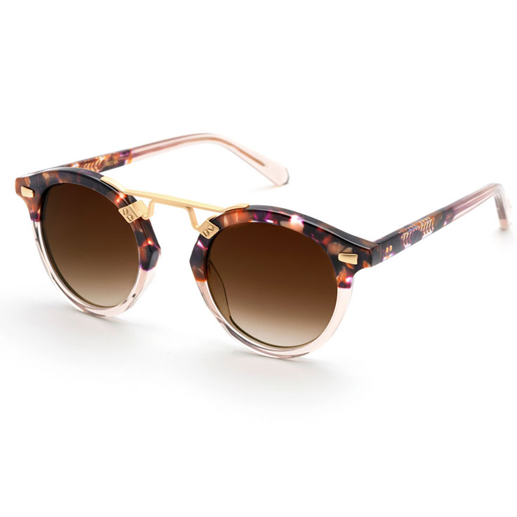 KREWE – STL II Round Gradient Sunglasses, Tortoise | ML Style | Meg Lonergan Interiors