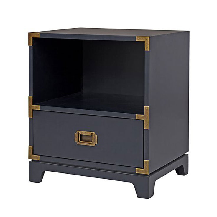 CRATE & KIDS – Navy Blue Campaign Nightstand | ML Style | Meg Lonergan Interiors