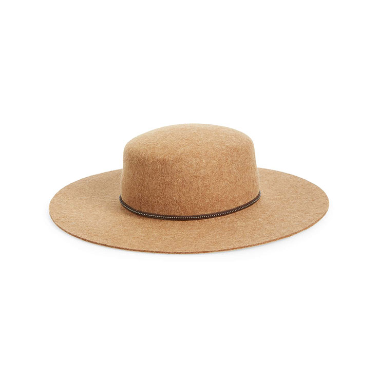 frye – Santa Fe Belted Wool Felt Boater Hat | ML Style | Meg Lonergan Interiors