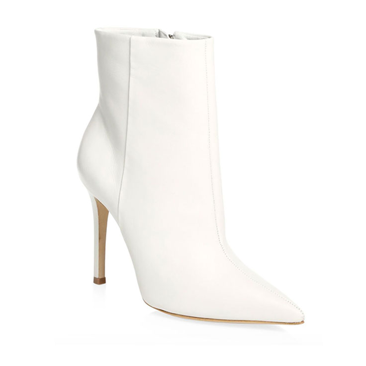 Schutz – Aide Leather Stiletto Booties | ML Style | Meg Lonergan Interiors