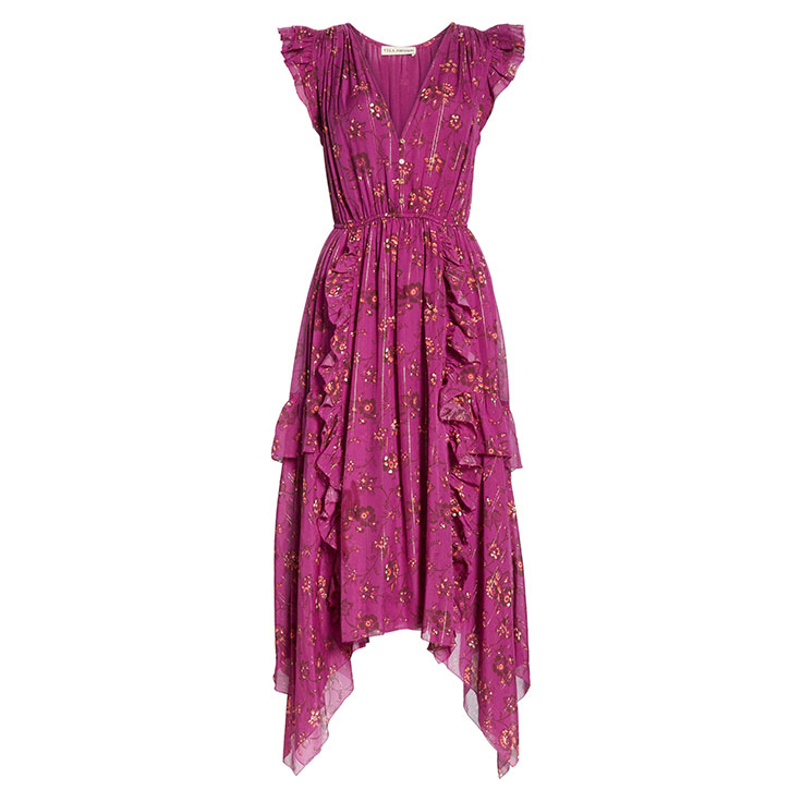 Ciel – Floral Print Silk Blend Dress | ML Style | Meg Lonergan Interiors