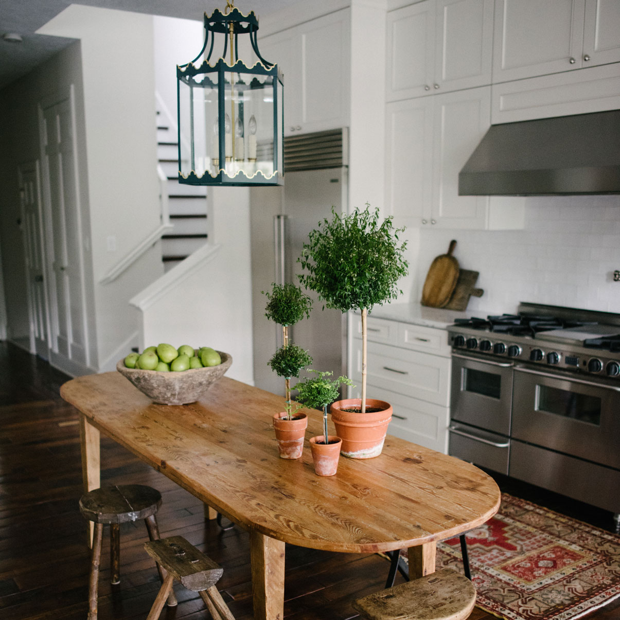 Clean, Rustic Kitchen