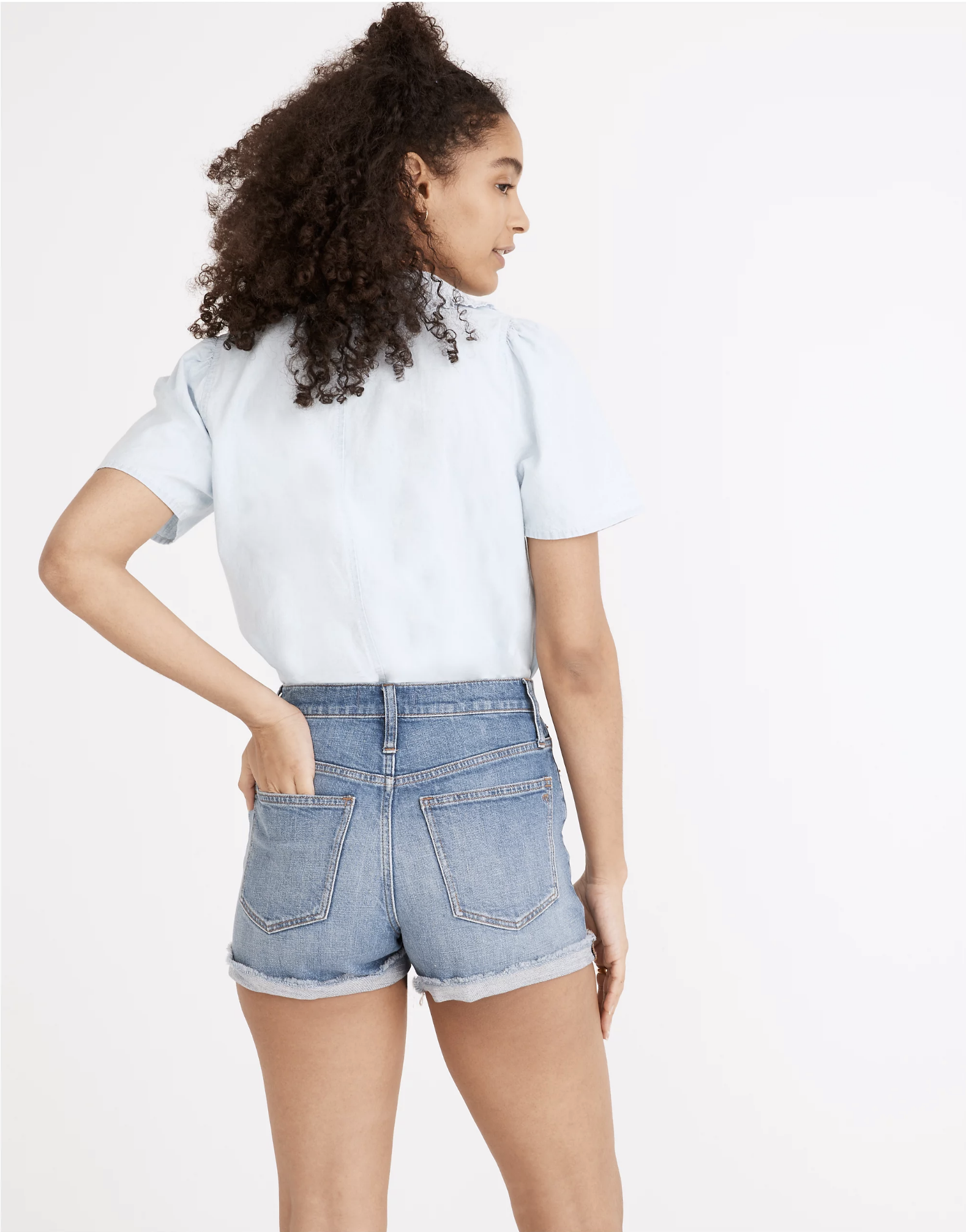 Madewell – High-Rise Denim Shorts Lavista