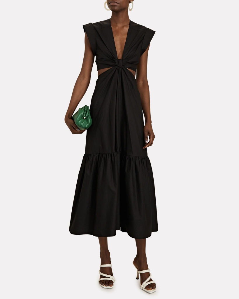 A.L.C. – Alexandria Cut-Out Poplin Midi Dress | ML Style | Meg Lonergan Interiors