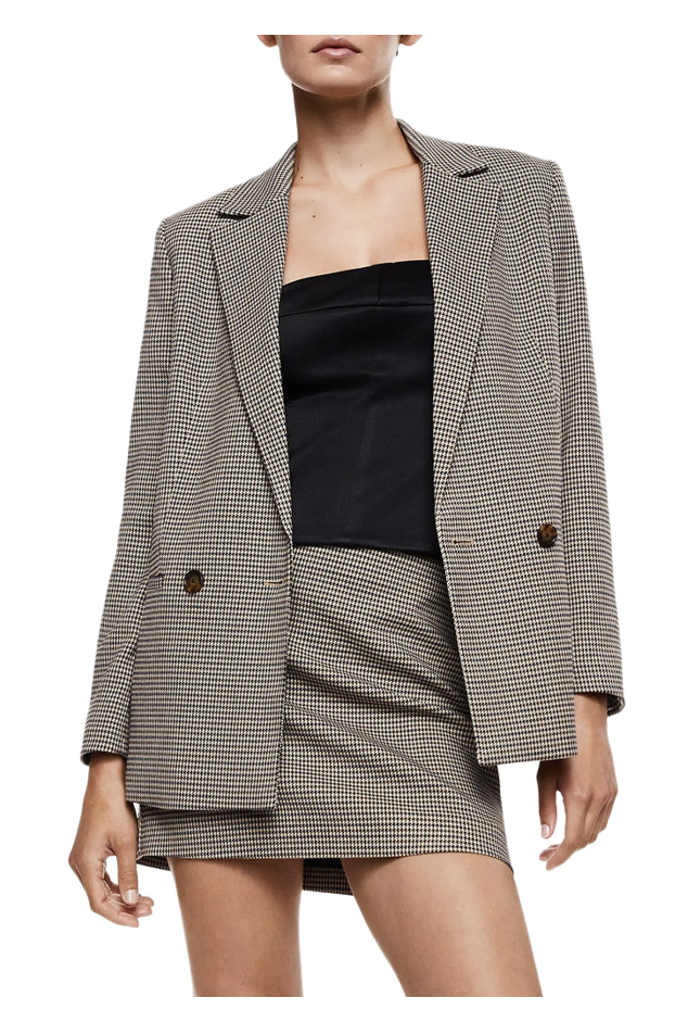 Mango – Check Blazer | ML Style | Meg Lonergan Interiors