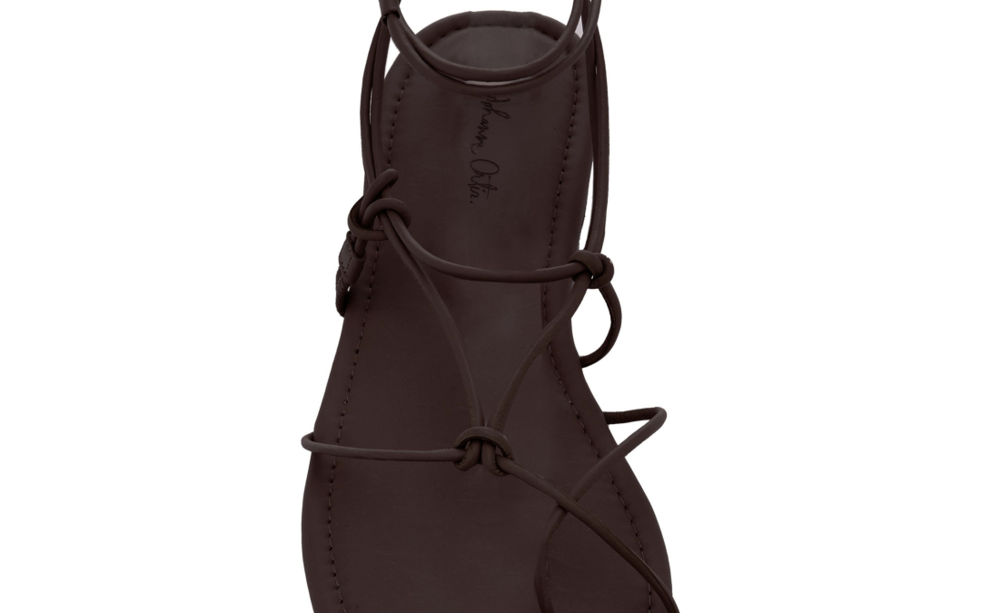Johanna Ortiz – Brown Kingdom of Nomads Leather Ankle Sandals