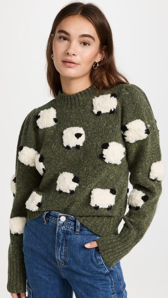 Sea – Samira Sheep Knits Sweater | ML Style | Meg Lonergan Interiors