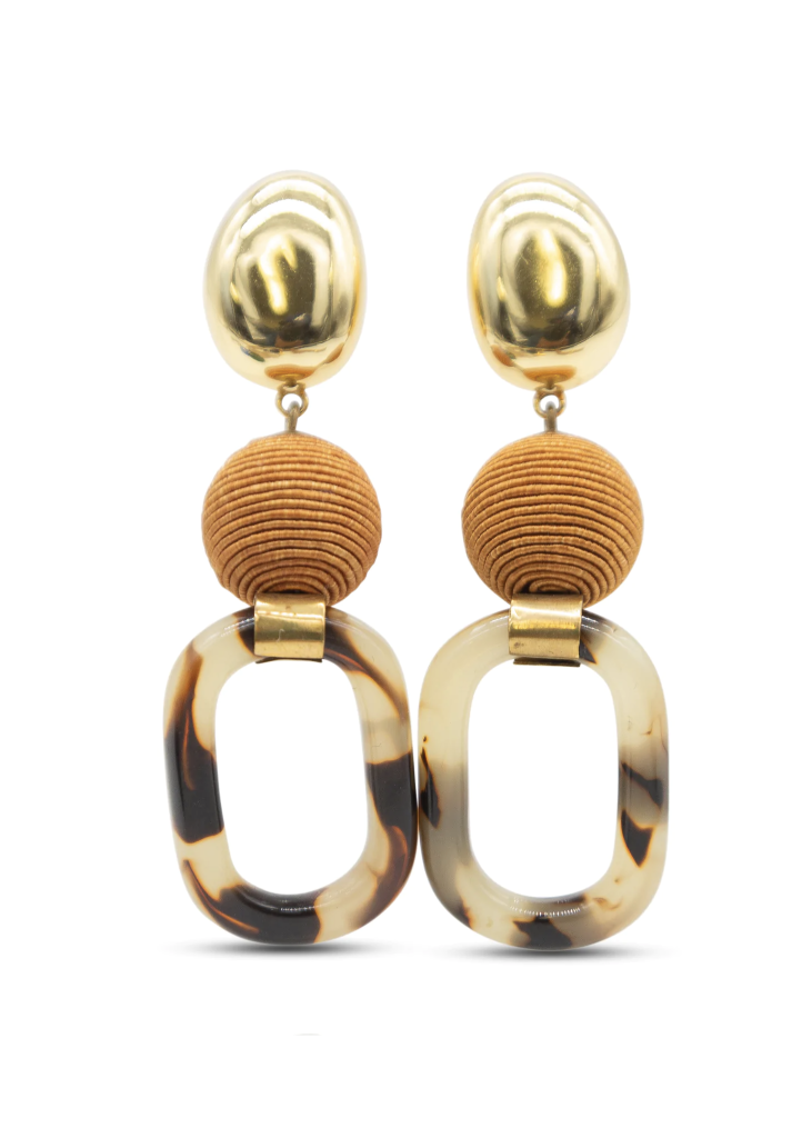 Vintage – Tortoise Drop Earrings | ML Style | Meg Lonergan Interiors