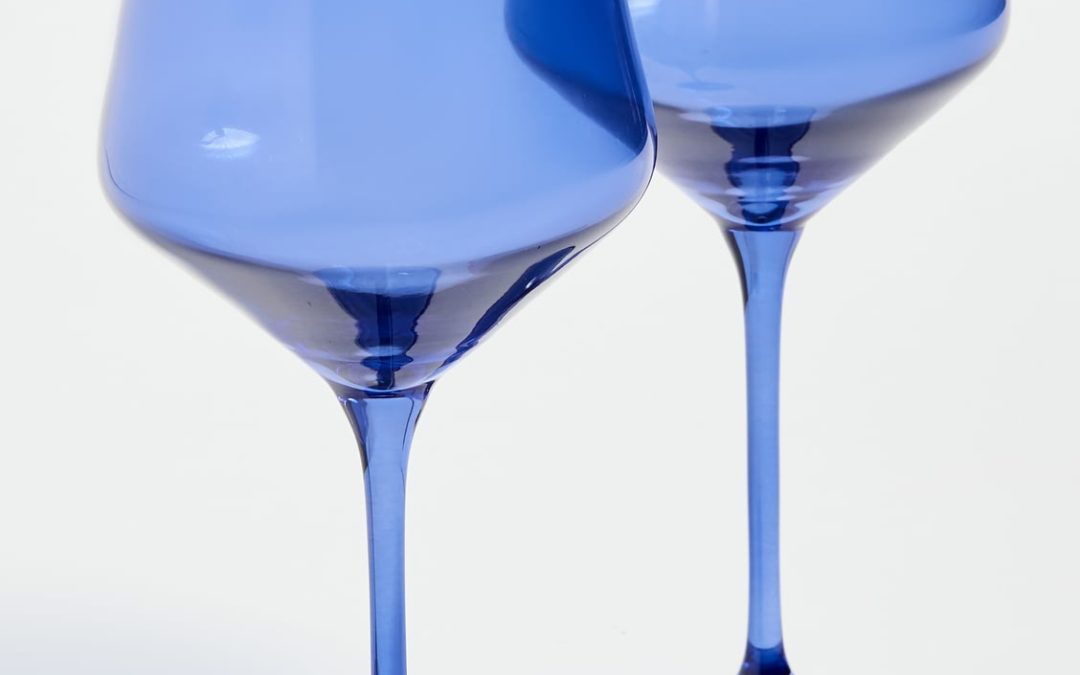 Estelle Colored Glass Stemware – Set of 2