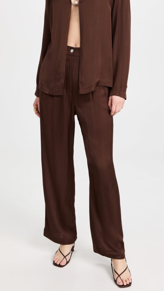 DONNI – Silky Pleated Trousers | ML Style | Meg Lonergan Interiors