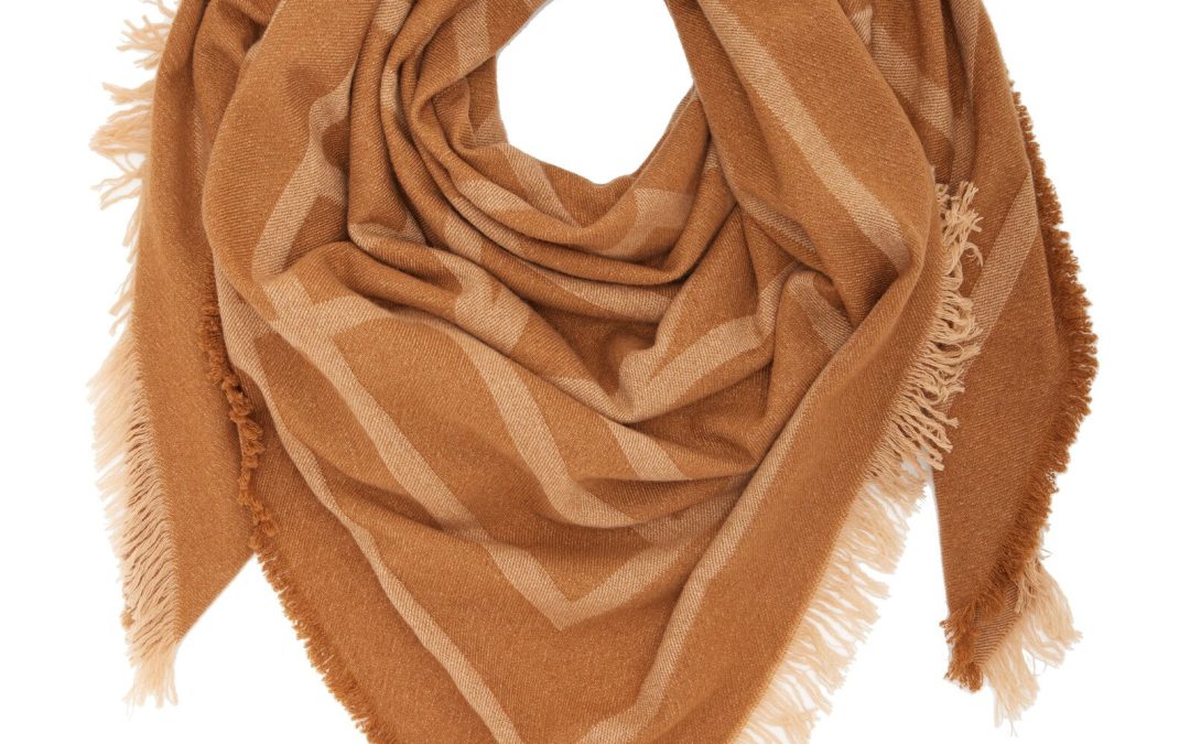 Totême – Monogram Wool-Cashmere Scarf