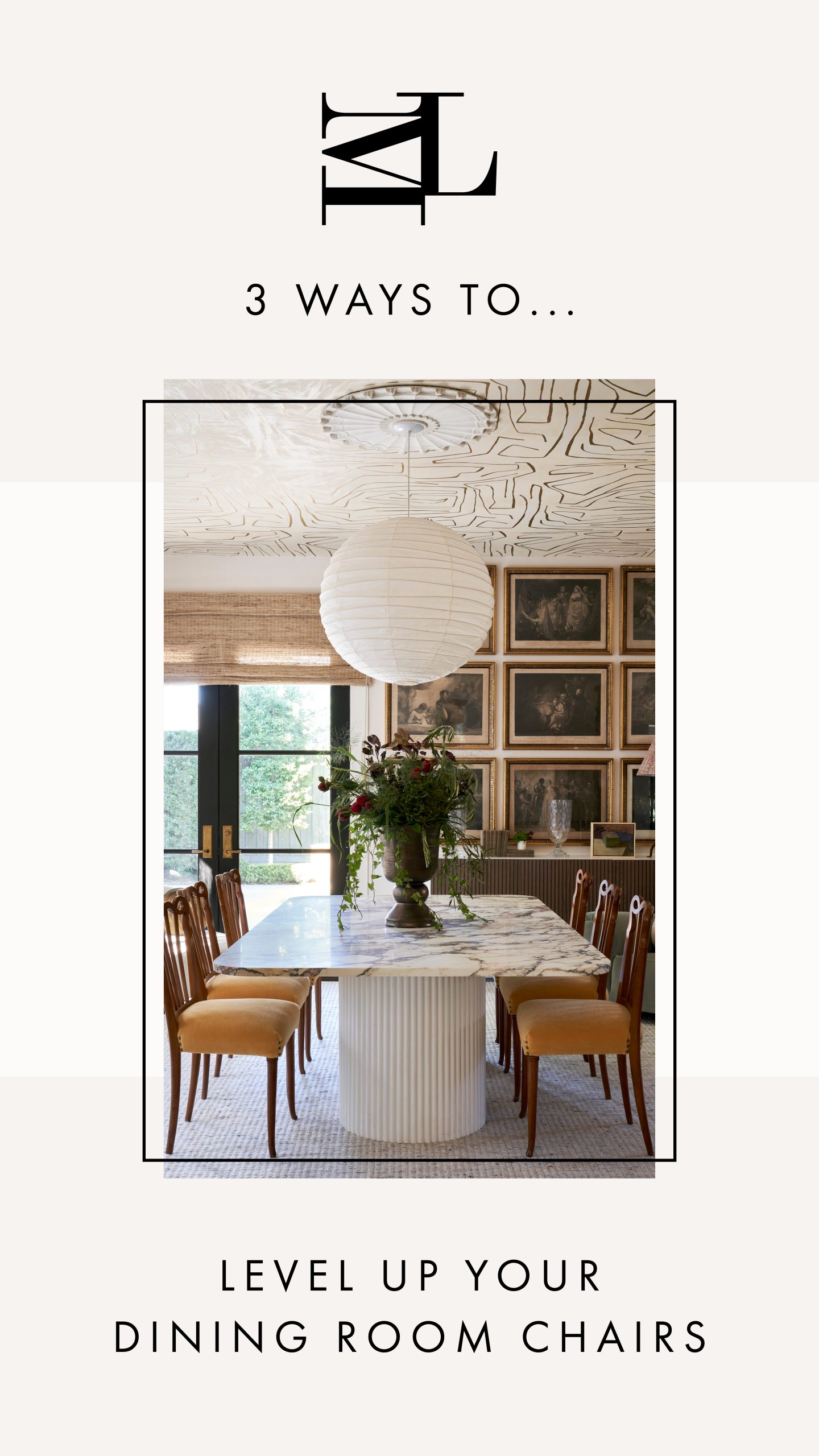 3 Ways To Level up your dining room chairs Meg Lonergan