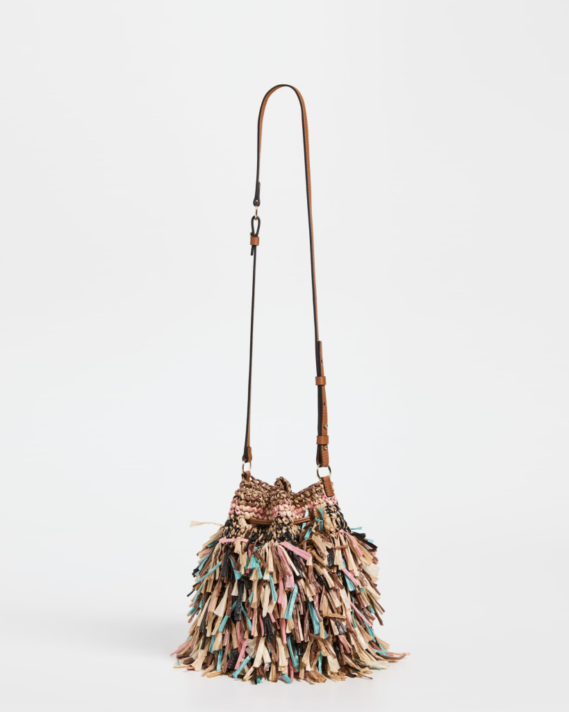 Ulla Johnson – Gigi Fringe Drawstring Bag | ML Style | Meg Lonergan Interiors