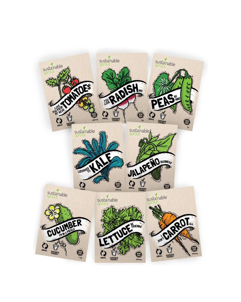 Sustainable Sprout – Vegetable Variety Pack | ML Style | Meg Lonergan Interiors