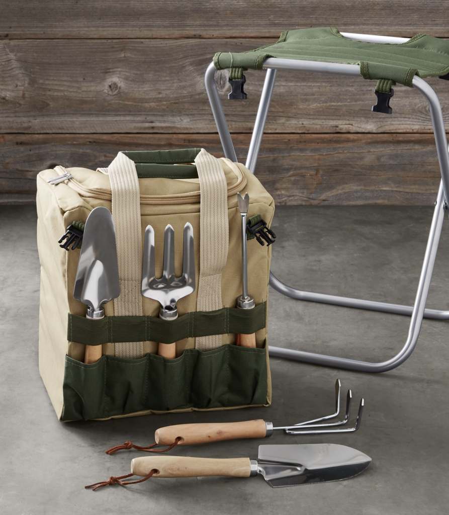 Williams Sonoma – Gardening Seat & Tool Kit | ML Style | Meg Lonergan Interiors