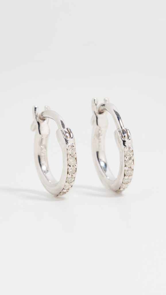 Adina Reyter – Pave Huggie Hoops | ML Style | Meg Lonergan Interiors